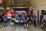 Hanford Station No. 1: L to R, Austin Hiatt, Dustin Costa, Doug Storeby, Pat Smith, Todd Fredrickson, Dennis Spring, Chandler Harris and Matt Martinez.